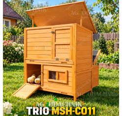 Деревянный курятник TRIO