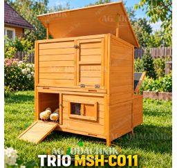 Деревянный курятник TRIO