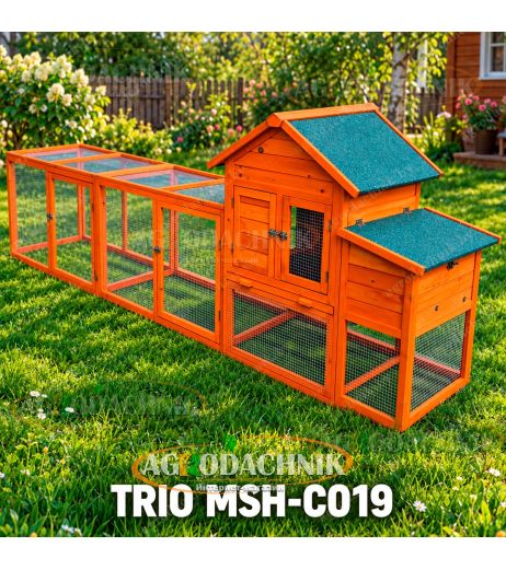 Деревянный курятник TRIO