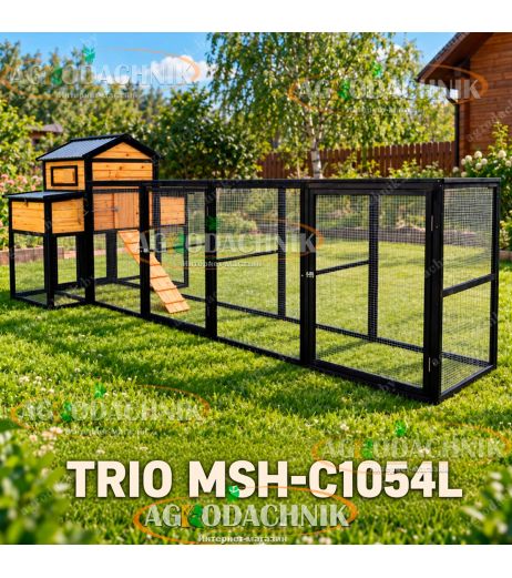 Деревянный курятник TRIO