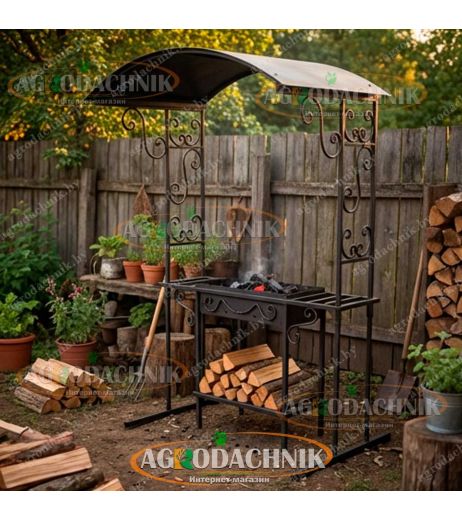 Мангал с крышей Локи