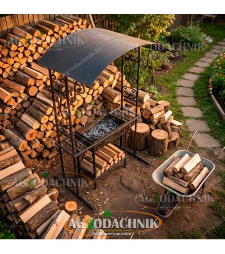 Мангал с крышей Локи