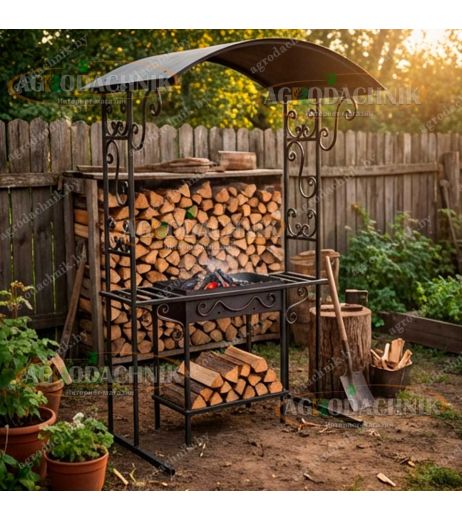 Мангал с крышей Локи