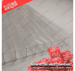 Поликарбонат прозрачный (Евротек) 3мм 2100х6250