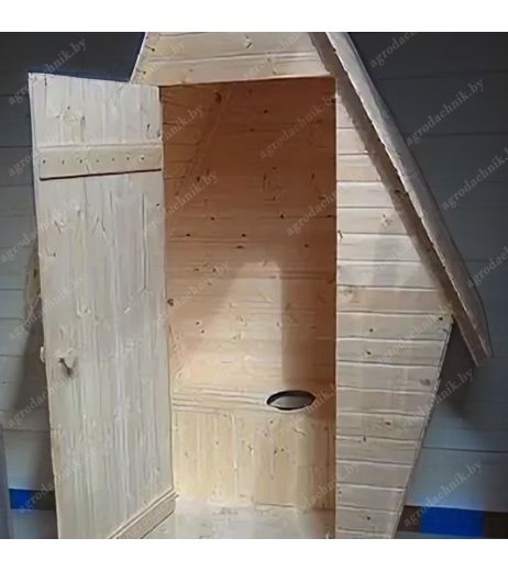 Деревянный туалет "Теремок"