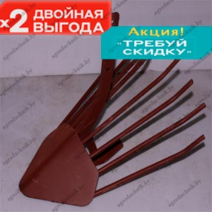 Картофелевыкапыватель на базе плуга для мотокультиватора Картофелекопалка для КВ-3 мотоблока или культиватора